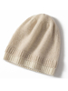 100% Cashmere Beanie With Contrast Colors